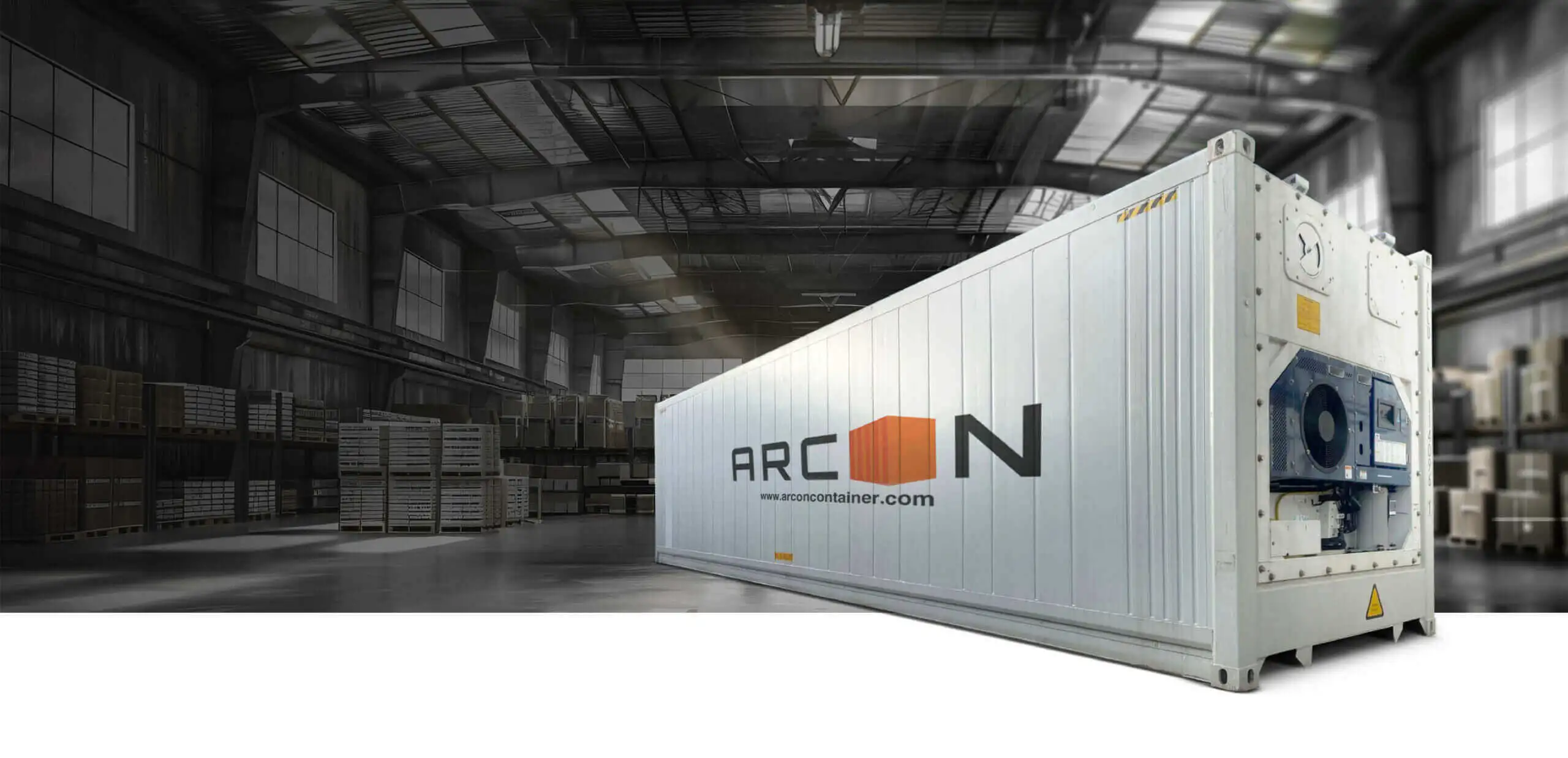 Refrigerated shipping container